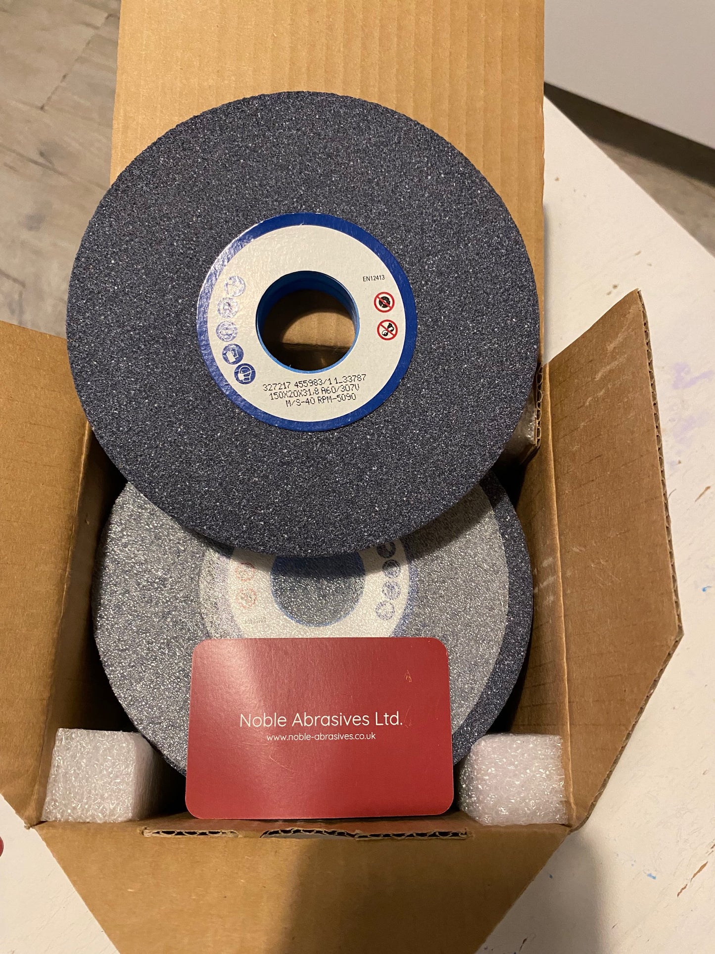 150x20x31.8mm A60/307V Blue Grinding Wheel