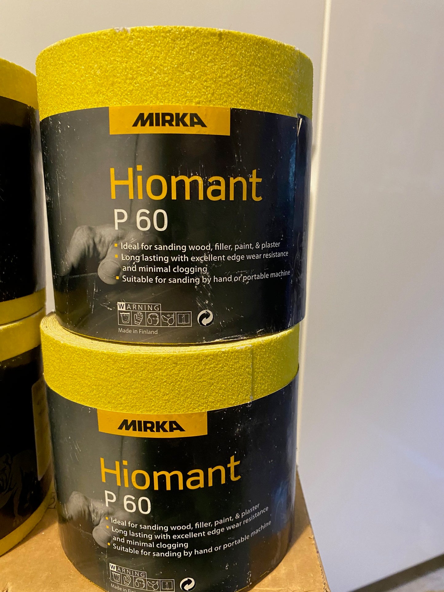 Mirka Hiomant Rolls 115mm x 10m P60 x4 - Stock Clearance