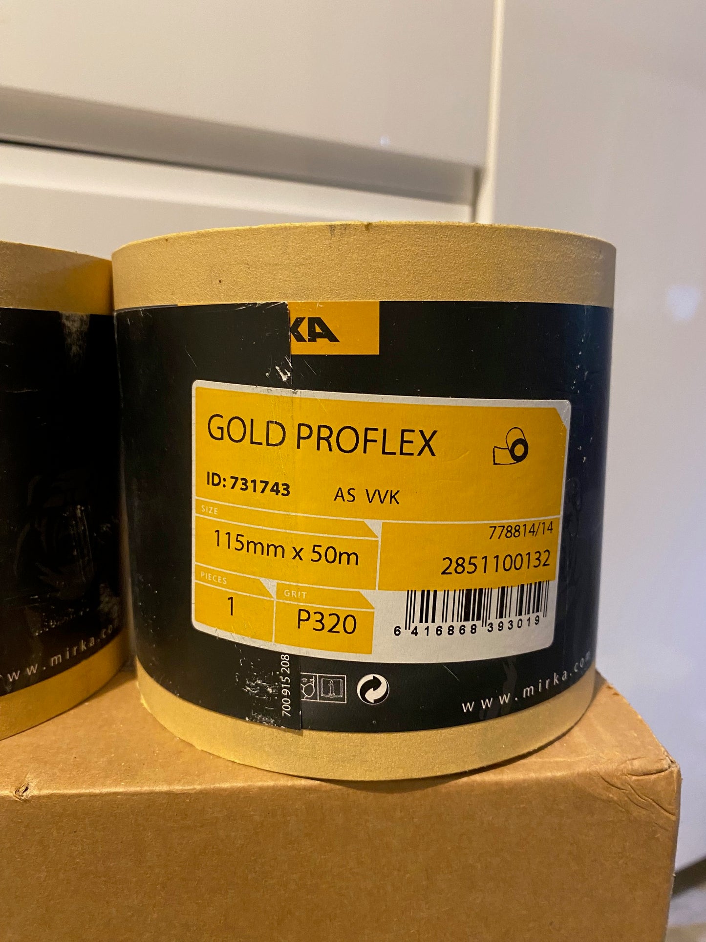 Mirka Gold Proflex Rolls 115mm x 50m P240 + P320 - Stock Clearance