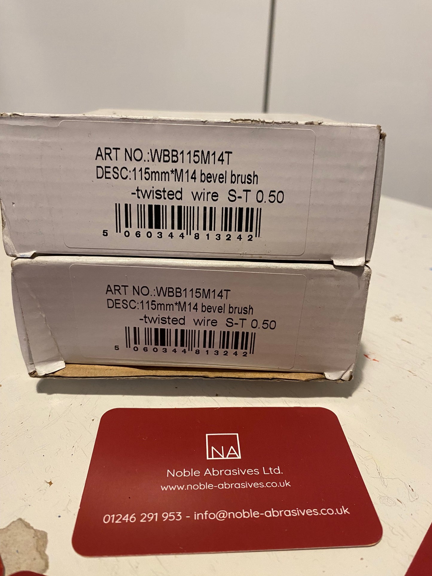 Wire Brush Bevelled 115xM14 T/Knot 0.5 Gauge