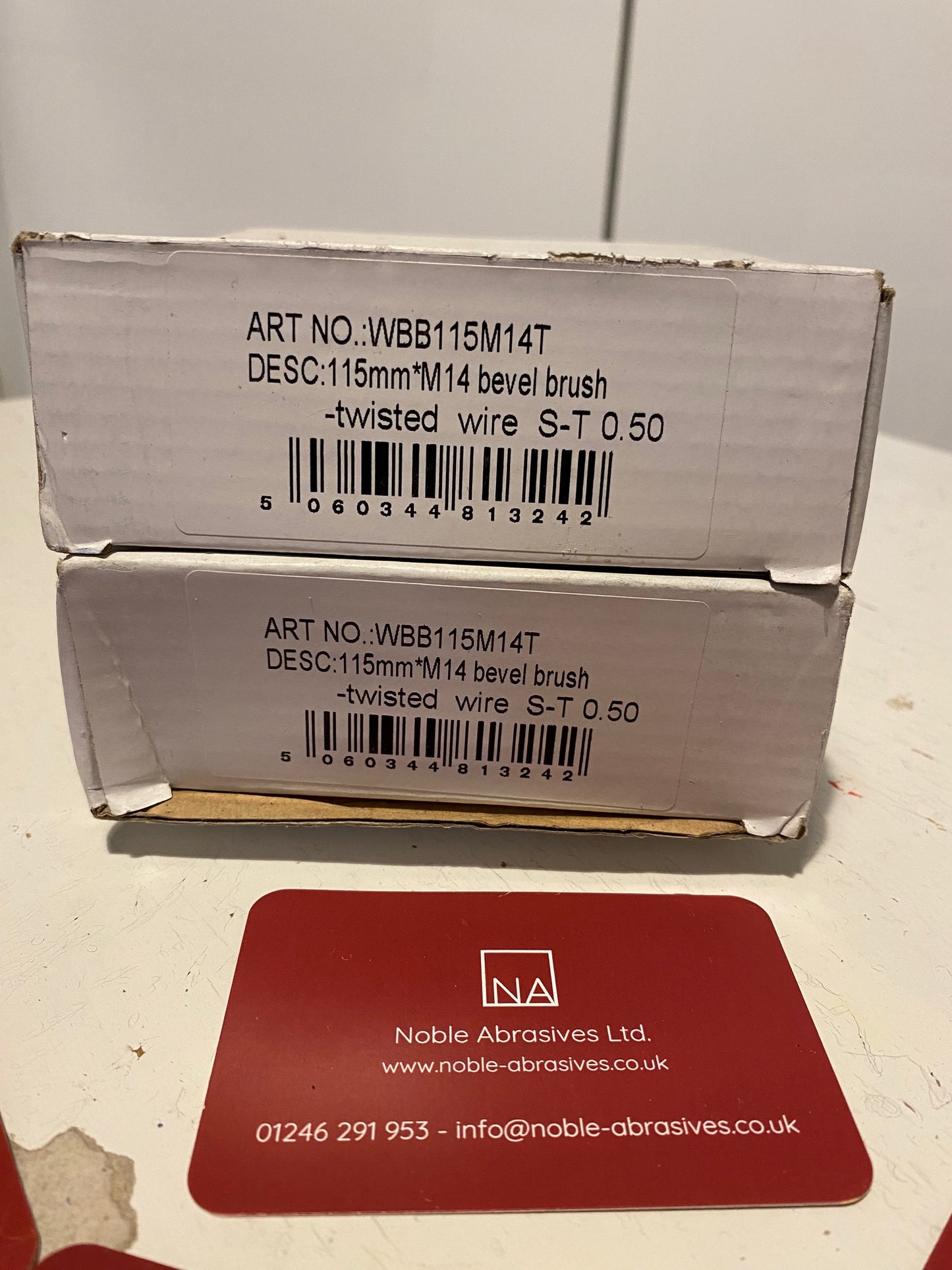Wire Brush Bevelled 115xM14 T/Knot 0.5 Gauge