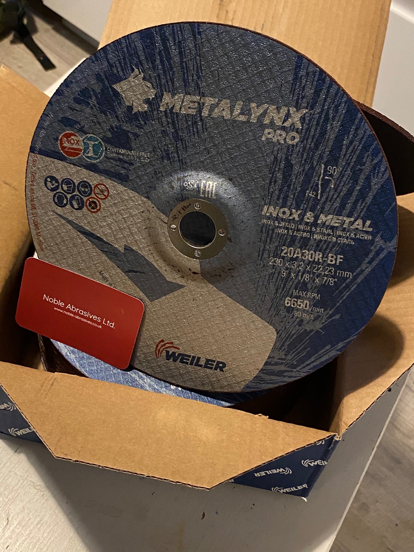 230x3.2x22 DCD Metalyxn Pro INOX Metal Cutting Discs BF
